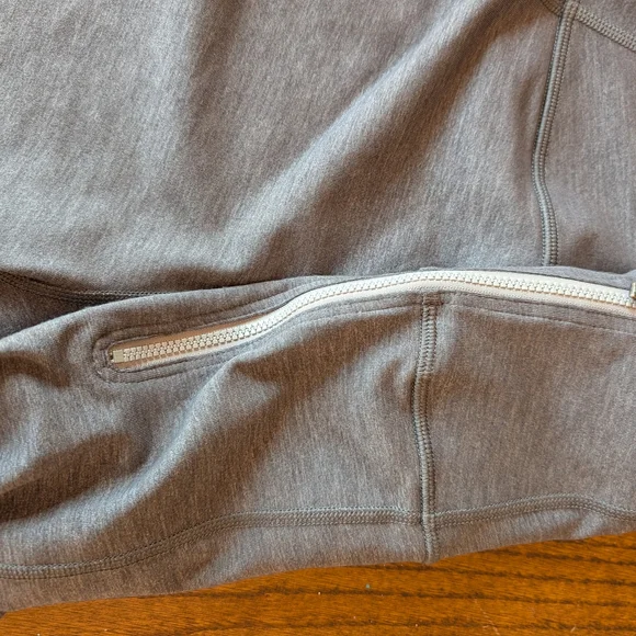 Gray Athletic Leggings - Picture 3 of 4